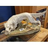 Royal Dux Porcelain Hunting Dog Gundog Figure '1685' - 33cm across