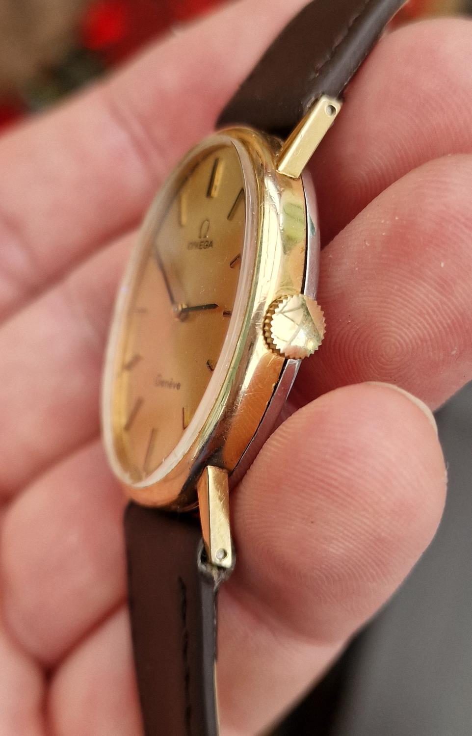 Vintage Ladies Omega Geneve Oval Shaped Wrist Watch - Image 3 of 4