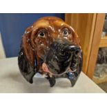 Beswick Red Setter Wall Sconce 3D Plaque - no 668 - 27x25cm