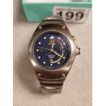 Seiko Arctura Kinetic Titanium Wrist Watch -3M22-0D99
