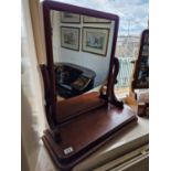 Vintage Mahogany Dressing Table Mirror - 72cm high