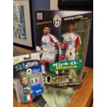 Kick-o-Mania Football Figure of Italy Goalkeeper Gianluigi Buffon, plus Francesco Totti Figure