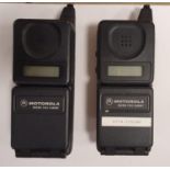 Collection of Five Motorola Retro Mobile Phones inc Micro TAC Classic, Star TAC, V50 and MR30 Talkah
