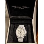 Boxed Thomas Sabo White Fashion Watch