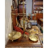 Set of Antique Brass Birmingham Avery Table Scales