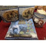 Boxed Lord of the Rings Tradeable Miniatures Game, plus 3x Armies of the Middle Earth Figures Boxset