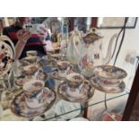 12pc Shelley Blue 'Sheraton' 13291 Coffee & Tea Set