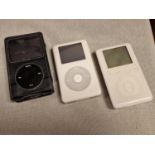 Trio of First Generation iPods - 160GB and Two 40GBs