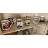 Collection of Nine Royal Doulton Limited Edition Tankards inc Battle of Britain and Dunkirk etc