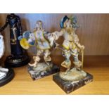 Pair of Vintage Italian Made French Musketeer Figures
