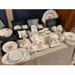 Large Collection of Minton Tea and Decorative Wares inc Haddon Hall and other Patterns