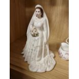 Royal Worcester Queen Elizabeth II Figure