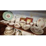 Collection of Various Royal Crown Derby Posies Decorative Plates and Tea Wares