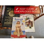 Set of Four Retro Advertising Signs