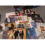 Collection of Various 1980's LP Vinyl Records and 12" Singles inc Human League, Duran Duran, Toyah,