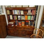Large Oak Kitchen Bookcase Dresser
