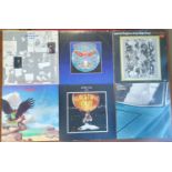 Group of Six Progressive Prog Rock LP Vinyl Records inc Beefheart, Soft Machine, Budgie, Peter Gabri