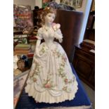 Royal Worcester Boxed 'Queen of Hearts' Compton & Woodhouse Figure
