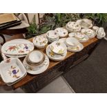 Large Collection of Royal Worcester Evesham Dinner and Tea Wares
