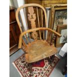 Antique Child's Windsor Rocking Chair