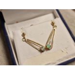 Pair of 9ct Gold and Opal Earrings