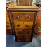 1920's 4 Drawer Oak Chest of Drawers, great patina - 80cm x 49cm x 55cm