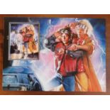 Signed Back to the Future Memorabilia, Michael J Fox & Christopher Lloyd