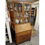 1930's Oak Bureau Bookcase