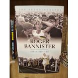 Signed British Roger Bannister Athlete, Four-Minute Mile, 'Twin Tracks' Autobigraphy Book - Sporting