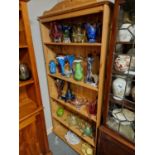 Modern Pine Bookcase Shelving