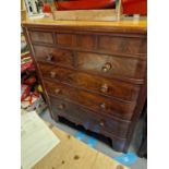 Great Quality Two-Over-Three Set of Edwardian Drawers