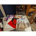 Trio of David Bowie Vinyl LP Records + A Pair of LPs by the Doors ic Waiting for the Sun