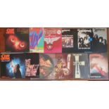 Collection of Twenty 70's-80's Heavy Metal Vinyl LP Records and 12" Singles inc Black Sabbath, Motor