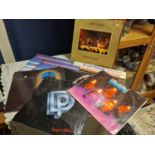 Collection of Deep Purple 1970's Heavy Rock LP Vinyl Records