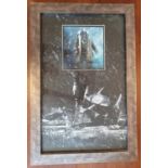 Autographed Signed Tom Hardy as Bane, Dark Knight Rises Batman Memorabilia - very well framed, 76x50