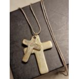 Silver 925 Crucifix Chain inc Tiffany & Co Silver Crucifix - 13.2g