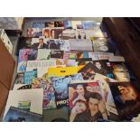 Large Assortment of 1980's Vinyl LP Records and 12" Singles