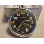 Swiss Jaeger Le Coultre Military Army Issue Pocketwatch Watch