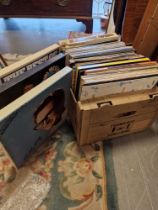 Large Box of Various LP Vinyl Records
