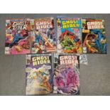 Set of Six Early 1980's Ghost Rider Marvel Comic Books