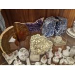 Collection of Agate Geode Crystal Rocks