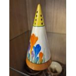 Art-Deco 1930's Clarice Cliff Crocus Sugar Shaker