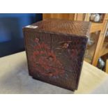 Decorative Four-Drawer Oriental Box - 24x23x25cm