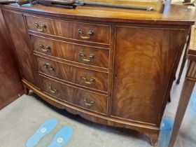 Antique Four-Drawer 19th Century Sideboard