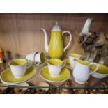 14pc Susie Cooper Polka Dot Deco Coffee Tea Set