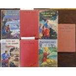 A Collection of 7 Vintage Hardback Books by Enid Blyton, comprising 'Five Go to Billycock Hill' and