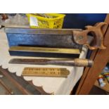 Collection of Branded Woodworking Tools inc Tyzacksons & A Turner Saw, W Marple & Sons