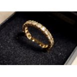 Vintage 9ct Gold Eternity Ring, 2g and size M