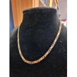 Antique 9ct Gold Italian Giovanni Balestra Figaro Necklace Chain - imported into the UK around the t