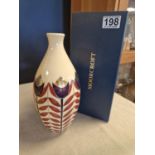 Boxed 2016 Moorcroft Floral Trial Vase